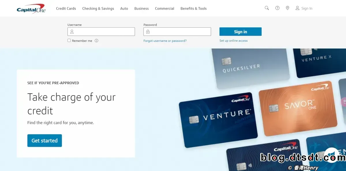 capital one官网主页